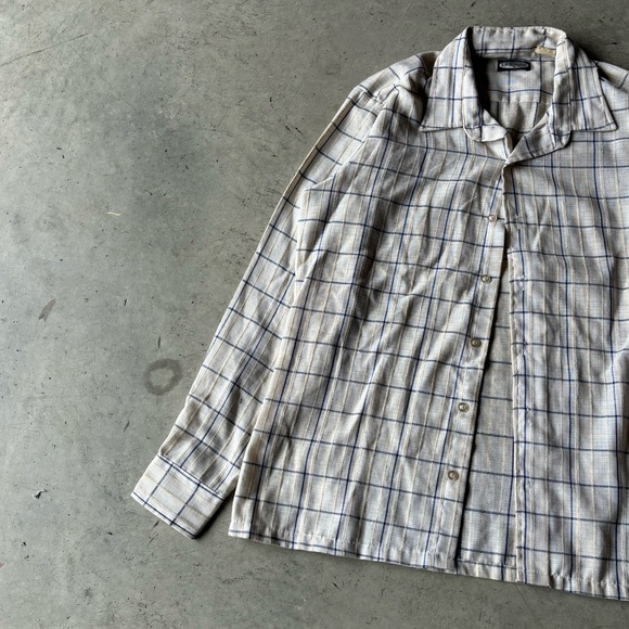 Vintage 80s Button Up Shirt | Size L - Picture 2 of 4